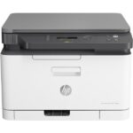 Hp color laserjet mfp 178nw 4zb96a, stampante a singola funzione a4, stampa fronte e retro manuale a colori, 18 ppm, usb, wi-fi, ethernet, schermo lcd a icone con