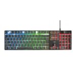 Trust gxt 838 azor tastiera gaming illuminata con mouse gaming raffinato e preciso