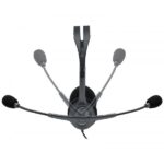Logitech cuffie con microfono h111, jack 3.5mm