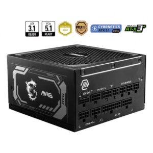 MSI MAG A1250GL PCIE5 alimentatore per computer 1250 W 24-pin ATX 1U Nero (MSI str?mforsyning)