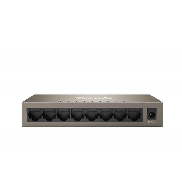 Tenda SWITCH BUSINESS TEG1008M - IEEE 802.3uxab 8x Self Adjust RJ45 Gigabit- Capacità 16Gbps- Protez fulm 6KV su ogni porta