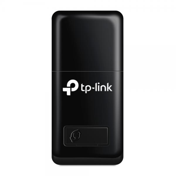 TP-LINK Antenna USB Wi-Fi- 300Mbps- Mini Size- 2T2R-  2.4GHz- 802.11b/g/n- USB 2.0- WPS Button- 2 antenne interne