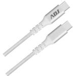 CAVO USB-C 2.0 1.5MT FOR APPLE WH ALUMINIUM SHELL+NYLON 480MBPS SPEED