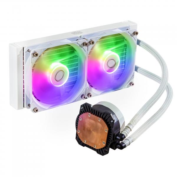 VENTOLA MASTER LIQUID ML240L CORE R LGA 1155>1700 AMD AM2>FM2+ ARGB WH