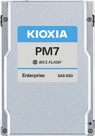 KIOXIA PM7-V Series KPM7VVUG6T40 - SSD - Enterprise, Mixed Use - verschlüsselt - 6400GB - intern - 2,5" (6,4 cm) - SAS 24Gb/s - Self-Encrypting Drive (SED) (KPM7VVUG6T40)