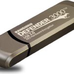 Kanguru Encrypted Defender 3000 - USB-Flash-Laufwerk - verschlüsselt - 512 GB - USB 3.2 Gen 1 - FIPS 140-2 Level 3 - TAA-konform (KDF3000-512G)