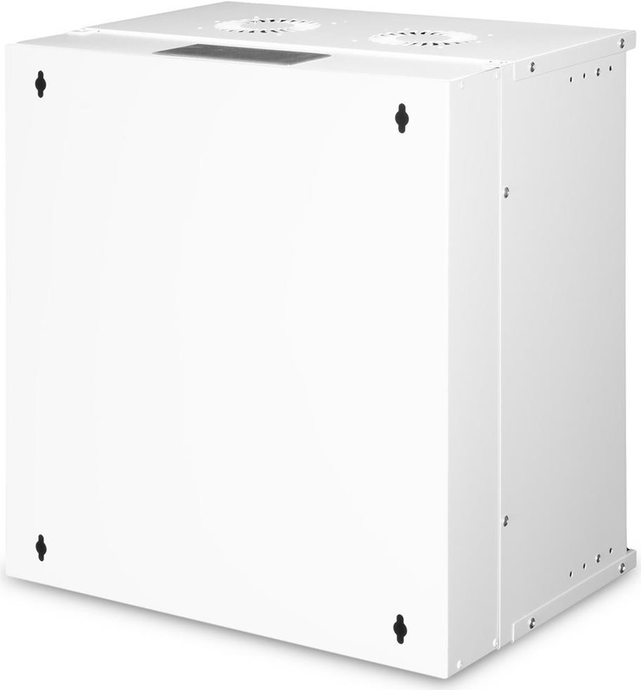 Digitus SOHO PRO Series - Schrank Netzwerkschrank - geeignet für Wandmontage - RAL 7035, Hellgrau - 12U - 48,3 cm (19") (DN-49206)
