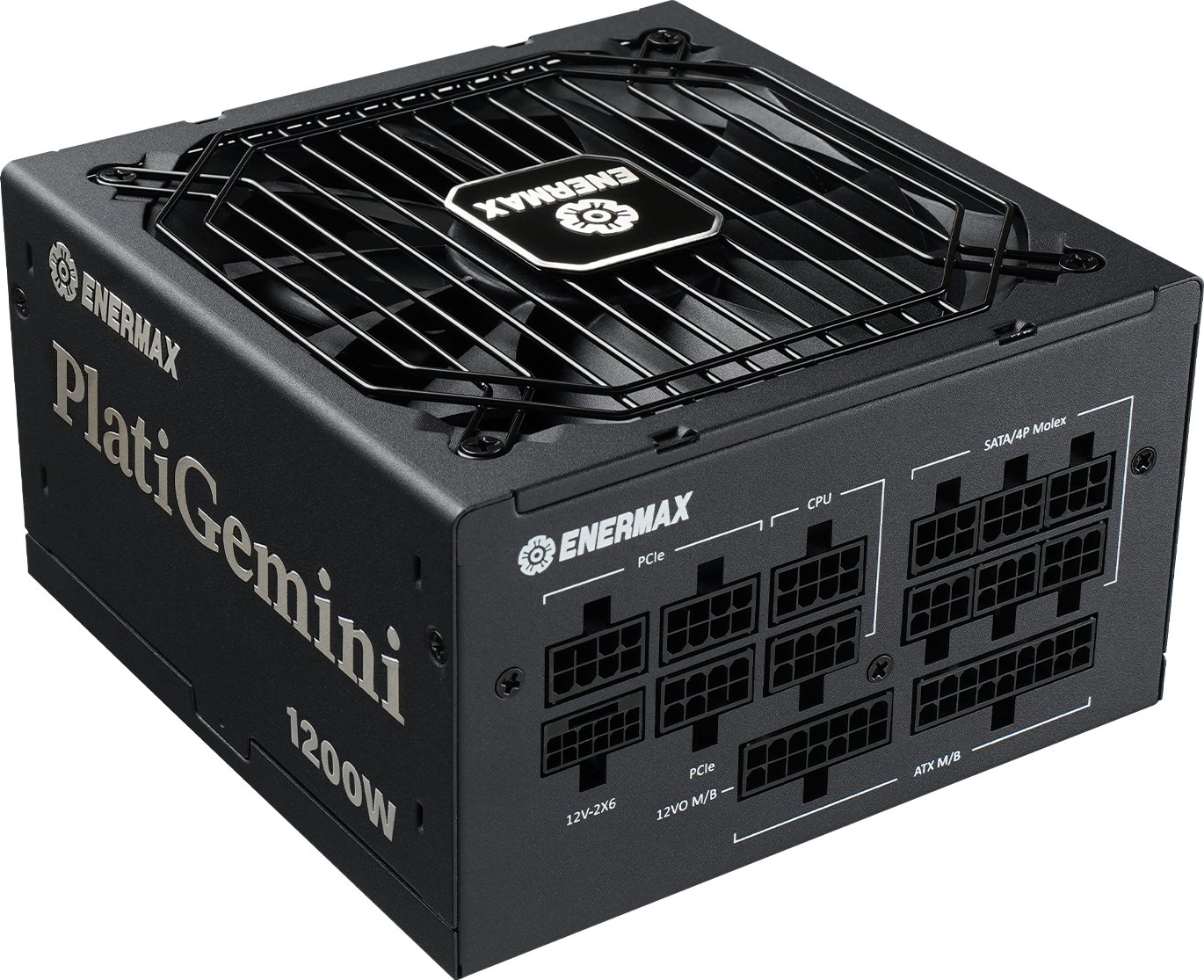 Enermax PlatiGemini ATX 3.1 ATX12VO Hybrid-Netzteil 1200W 80PLUS Platinum Vollmodulares - ATX - 80 PLUS Platinum (EGN1200P)