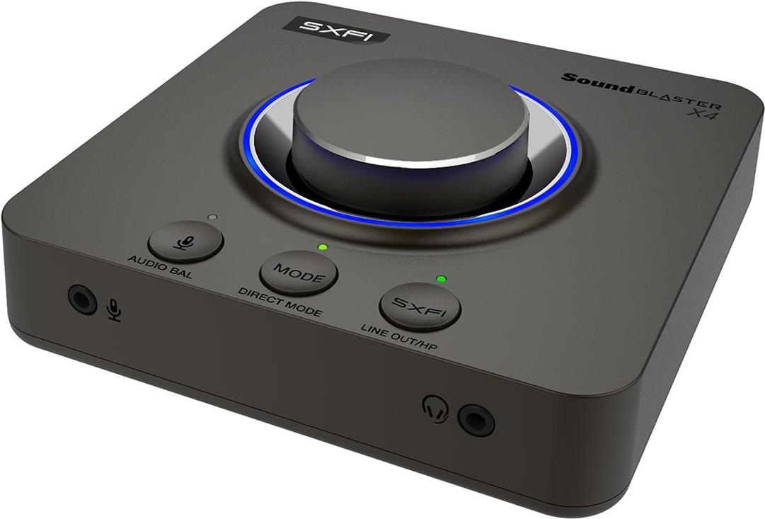 Creative Sound Blaster X4 - Soundkarte - 24-Bit - 192 kHz - 114 dB S/N - Stereo - USB-C (70SB181500000)