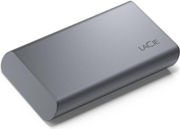 LaCie Mobile Secure STKH1000800 - SSD - High Performance - verschlüsselt - 1TB - extern (tragbar) - USB 3,2 Gen 2 (USB-C Steckverbinder) - 256-Bit-AES - Space-grau - mit 3 Jahre Seagate Rescue Datenwiederherstellung (STKH1000800)