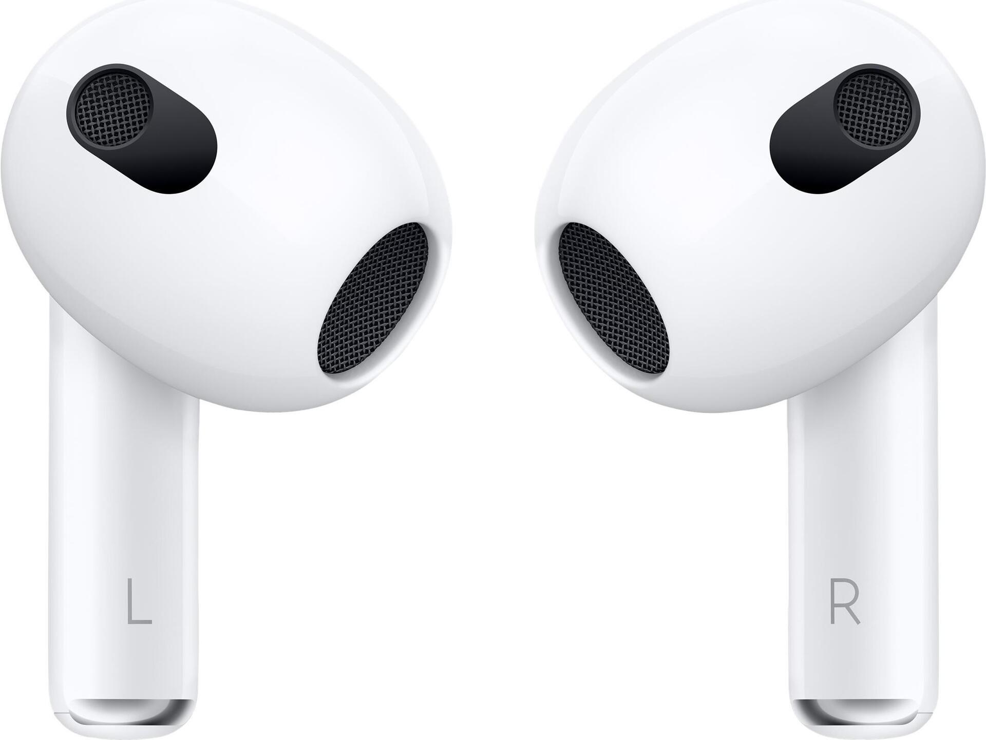 Apple AirPods with Lightning Charging Case - 3. Generation - True Wireless-Kopfhörer mit Mikrofon - Ohrstöpsel - Bluetooth - weiß (MPNY3LL/A)