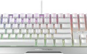 CHERRY XTRFY MX 3,1 - Tastatur - 100% - full size - Hintergrundbeleuchtung - USB-C - QWERTZ - Deutsch - Tastenschalter: CHERRY MX2A Brown - weiß (G80-3890LIADE-0)