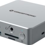 Conceptronic DONN25G 15-in-1 DisplayLink USB 3.2 Gen 2 Dockingstation - 4K60Hz Triple-Display - HDMI x 2 - DisplayPort - USB-C 10 Gbit/s x 2 - USB-A 10 Gbit/s x 2 - USB-A 5 Gbit/s x 2 - SD - TF/Micro