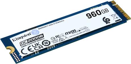 Kingston Data Center DC2000B - SSD - Enterprise - 960GB - intern - M.2 2280 - PCIe 4,0 x4 (NVMe) (SEDC2000BM8/960G)