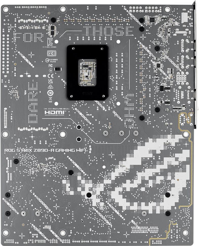 ASUS ROG STRIX Z890-A GAMING WIFI - Motherboard - ATX - LGA1851-Sockel - Z890 Chipsatz - USB-C 3,2 Gen 2x2, USB 3,2 Gen 1, USB 3,2 Gen 2, USB-C 3,2 Gen2, USB4 - 2,5 Gigabit LAN, Wi-Fi 7, Bluetooth - Onboard-Grafik (CPU erforderlich) - HD Audio (8-Kanal) (90MB1I90-M0EAY0)