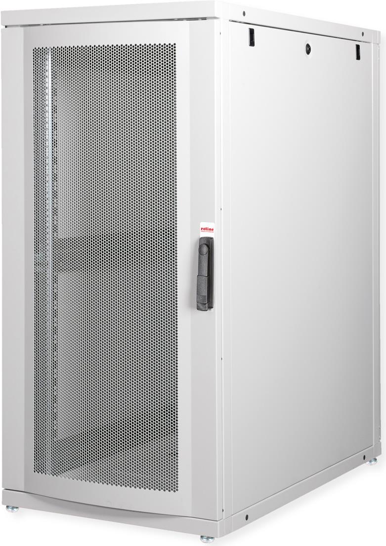 Roline Pro - Schrank Netzwerkschrank - 600 x 1.000 mm (B x T) - RAL 7035, Hellgrau - 26U - 48.3 cm (19") (26.21.0147)