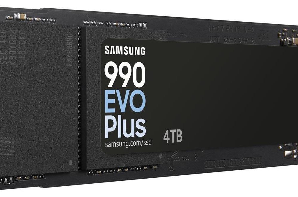 Samsung 990 EVO Plus MZ-V9S2T0 - SSD - verschlüsselt - 4TB - intern - M.2 2280 - PCIe 5,0 x2 (NVMe) - 256-Bit-AES - TCG Opal Encryption 2,0 (MZ-V9S4T0BW)