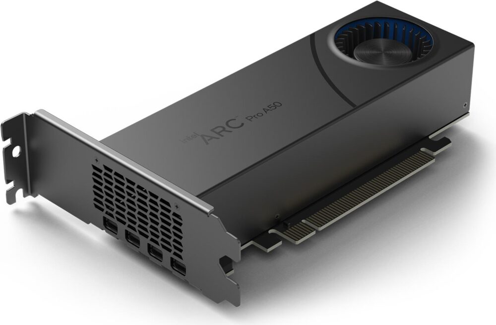 Intel Arc Pro A50 - Grafikkarten - Arc Pro A50 - 6GB GDDR6 - PCIe 4,0 x16 - 2 x DisplayPort, 2 x HDMI - bulk (23P6PC00BA)