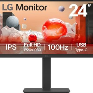 LG 24BA650-B - LCD-Monitor - 61 cm (24") (23.8" sichtbar) (24BA650-B.AEU)