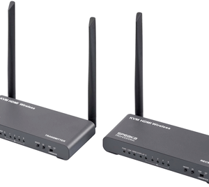 SpeaKa Professional SP-HDE-620 HDMI-Funkübertragung Set 100 m 5 GHz 3840 x 2160 Pixel mit (SP-12811660)