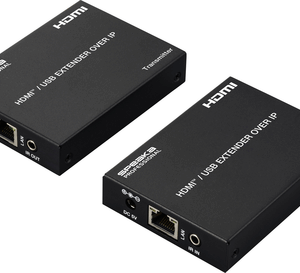 SpeaKa Professional SP-HDE-350 HDMI Extenderüber Netzwerkkabel RJ45 KVM-Funktion Tastatur (SP-12774724)