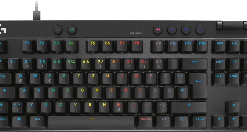 Logitech G PRO X RAPID - Tastatur - TKL - Hintergrundbeleuchtung - USB - QWERTZ - Deutsch - Tastenschalter: Linear - Schwarz (920-013228)