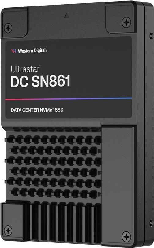 WD Ultrastar DC SN861 WUS6CA216PSP9X3 - SSD - Datencenter - 1,6TB - intern - 2,5" (6,4 cm) - U.2 PCIe 5,0 x4 (NVMe) (0TS2531)