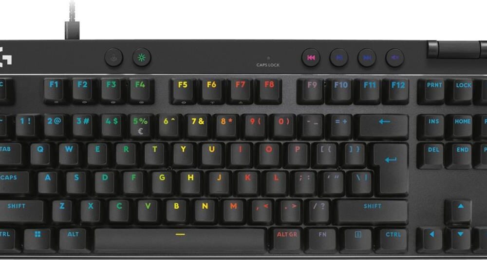 Logitech G PRO X RAPID - Tastatur - TKL - Hintergrundbeleuchtung - USB - QWERTY - US International - Tastenschalter: Linear - Schwarz (920-013233)
