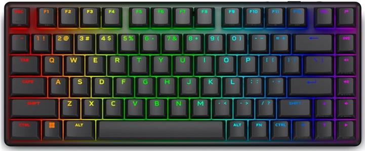 Dell Alienware Pro Wireless Gaming Keyboard - Tastatur - 75% - compact TKL - AlienFX Per-Key RGB / 16,8 Millionen Farben - kabellos - 2.4 GHz, Bluetooth 5.1, USB - QWERTY - USA - Tastenschalter: Alienware lineare mechanische Switches (Hotswap-fähig) (PRO-KB-G-WW)
