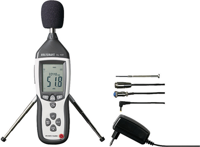 Voltcraft SL-451 Schallpegel-Messgerät, Lärm-Messgerät 31.5 Hz - 8 kHz (SL-451)
