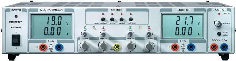 Voltcraft Labornetzgerät, einstellbar VSP 2405 0.1 - 40 V/DC 0 - 5 A 409 W 3 x (VSP 2405)