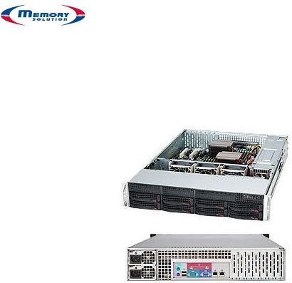 Super Micro Supermicro SC825 TQC-600LPB - Rack-Montage 2U - E-ATX - SATA/SAS - Hot-Swap 600 Watt - Schwarz (CSE-825TQC-600LPB)