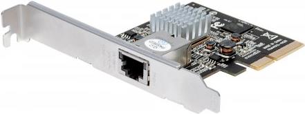 Intellinet 10 Gigabit PCI-Express-Netzwerkkarte, 10GBase-T, 5GBase-T, 2,5GBase-T, 1-Port PCI Express 2,0 - Netzwerkadapter - PCIe 2,0 x4 Low-Profile - 1/2,5/5/10GBase-T (PoE+) (507950)
