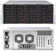Supermicro SC846 BE1C-R1K23B - Rack - einbaufähig - 4U - verbessertes, erweitertes ATX - SATA/SAS - Hot-Swap 1200 Watt - Schwarz