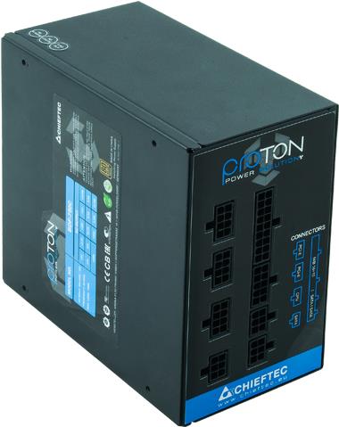 Chieftec Proton Series BDF-1000C - Stromversorgung (intern) - ATX12V 2,3 - 80 PLUS Bronze - Wechselstrom 115-230 V - 1000 Watt - aktive PFC (BDF-1000C)