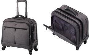 LIGHTPAK Business Notebook-Trolley "PHOENIX", grau Polyester, arretierbares Trolleysystem 102 cm, Tragegriff, - 1 Stück (46133)