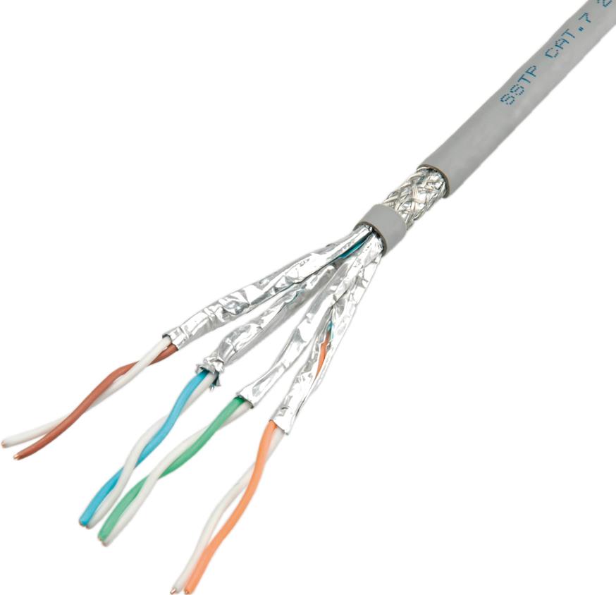 VALUE - Bulkkabel - 300 m - SFTP, PiMF - CAT 6a - robust - Grau
