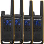 Motorola Talkabout T82 Extreme Quad Pack Funksprechgerät 16 Kanäle Schwarz, Orange