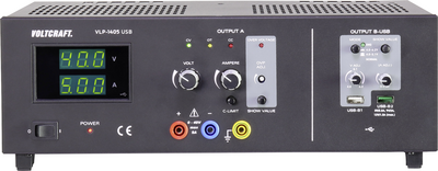 VOLTCRAFT VLP-1405 Labornetzgerät, einstellbar 0 - 40 V 0.01 - 5 A 233 W OVP Anzahl Ausgänge 3 x (VC-8146850)