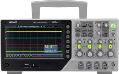 VOLTCRAFT Digital-Oszilloskop DSO-1204E 200 MHz 1 GSa/s 64 kpts 8 Bit Digital-Speicher (DSO) (DSO-1204E)