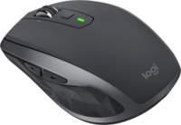 Logitech MX Anywhere 2S - Maus - Laser - 7 Tasten - kabellos - 2,4 GHz - kabelloser Empfänger (USB) - Graphite (910-005132)