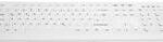Active Key AK-C8100F-U1 Desinfizierbare PC-Tastatur mit CleanFunction weiß US (AK-C8100F-U1-W/US)