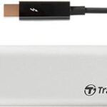 Transcend JetDrive 825 - SSD - 960GB - extern (tragbar) - Thunderbolt (TS960GJDM825)