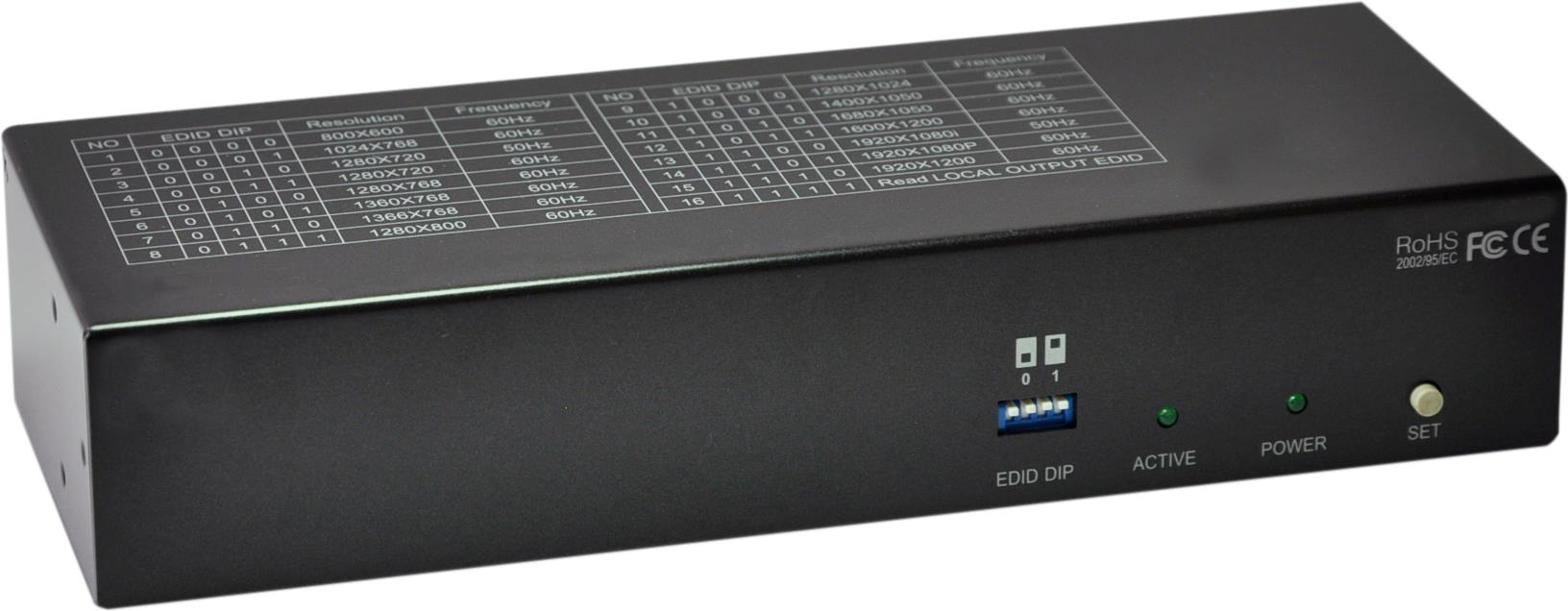 LevelOne HVE-9118T HDMI over Cat.5 Transmitter - Erweiterung für Video/Audio - transmitter - 10Mb LAN - über CAT 5 - bis zu 300 m