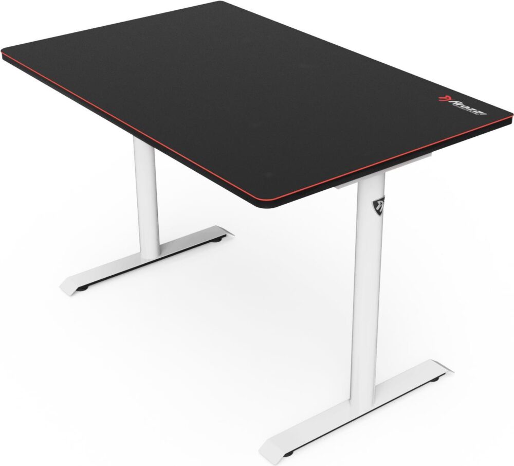Arozzi Arena Leggero - Gerade - Rectangular shape - MDF - Stahl - Mikrofaser - Weiß (ARENA-LEGG-WHITE)