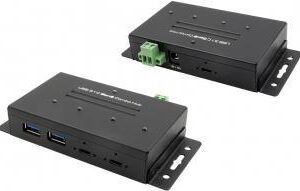 Exsys EX-1240HMVS - Hub - 4 x USB 3,1 Gen 2 - Desktop, an DIN-Schiene montierbar (EX-1240HMVS)