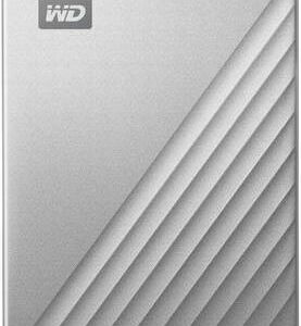 WD My Passport Ultra for Mac WDBPMV0040BSL - Festplatte - verschlüsselt - 4TB - extern (tragbar) - USB3.0 (USB-C Steckverbinder) - 256-Bit-AES - Silber (WDBPMV0040BSL-WESN)