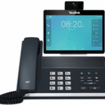 Yealink VP59 - IP-Videotelefon - mit Digitalkamera, Bluetooth-Schnittstelle mit Rufnummernanzeige - IEEE 802,11a/b/g/n/ac (Wi-Fi) / Bluetooth 4,2 - fünfwegig Anruffunktion - SIP, SIP v2, SRTP - Class