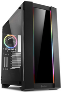 Sharkoon Elite Shark CA200G - Tower - E-ATX / SSI EEB - Seitenteil mit Fenster (gehärtetes Glas) - USB/Audio (4044951027163)