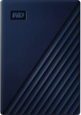 WD My Passport for Mac WDBA2F0050BBL - Festplatte - verschlüsselt - 5TB - extern (tragbar) - USB3.0 - 256-Bit-AES - Blau (WDBA2F0050BBL-WESN)